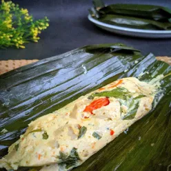 Pepes Tahu Jamur Kemangi