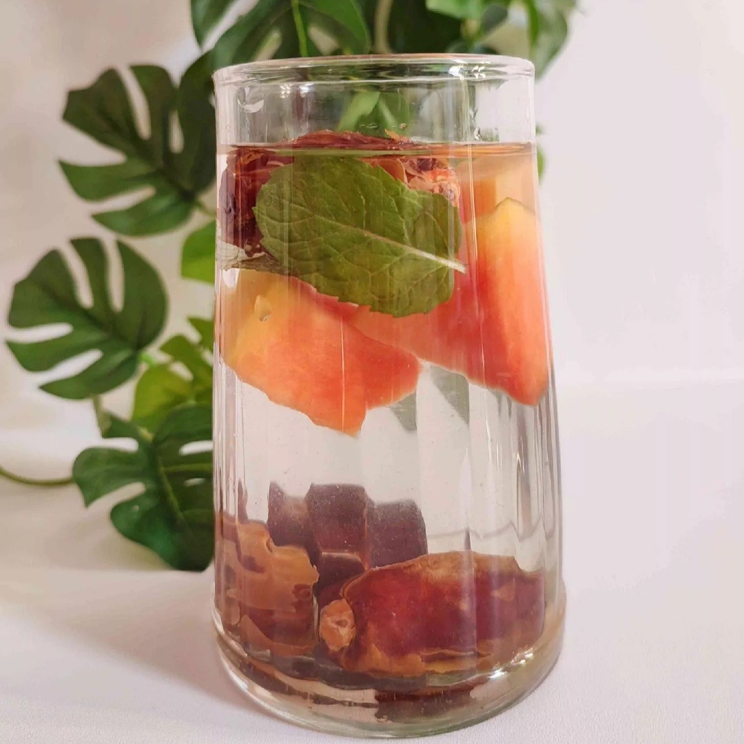 4. Infused water kurma pepaya