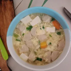Sop Tahu Bakso Telur anak kos