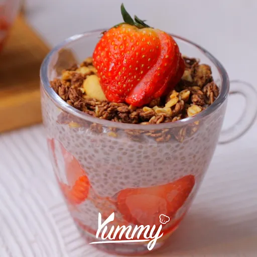 6. Strawberry chia pudding