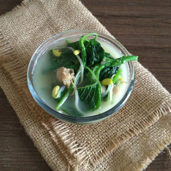 Sayur Bobor Bayam Kecambah Kedelai