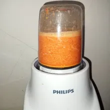 Blender bumbu hingga halus.
