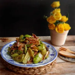 Ikan Asin Cabe Ijo