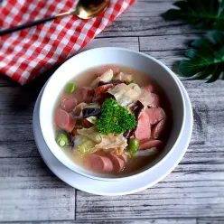 Capcay Sosis Kembang Tahu