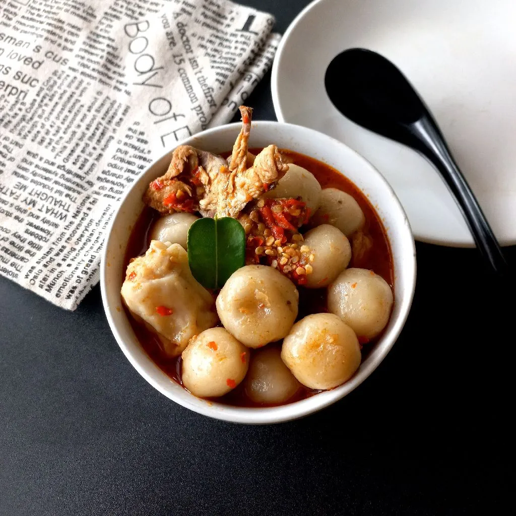 Bakso Aci Siomay Kuah Tulangan Pedas