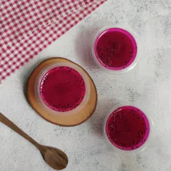 Puding Buah Naga