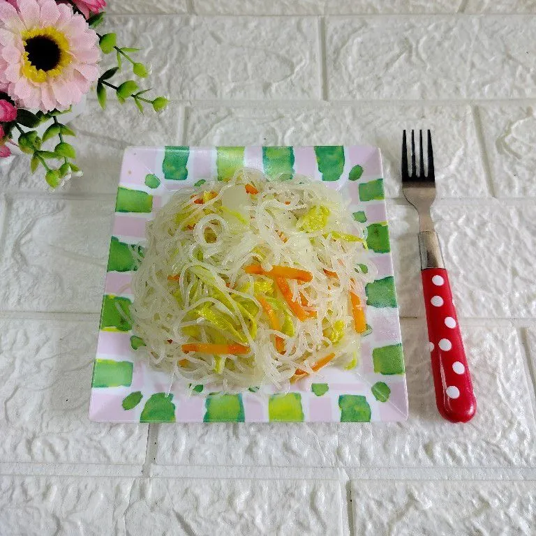 Bihun Goreng Sawi Putih