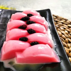 Puding Susu Strawberry