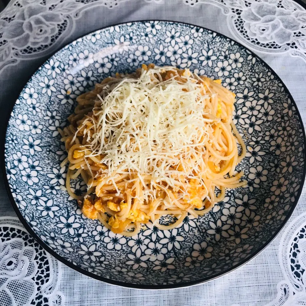 Spaghetti Bolognese Telur