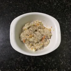 Mpasi bubur daging kacang merah