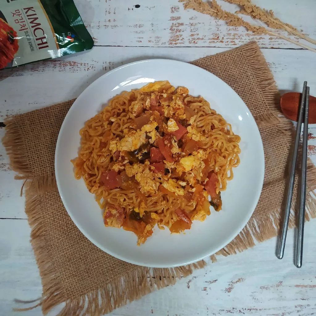 Mie Goreng Kimchi Simple