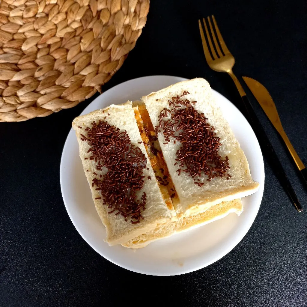 Roti Tawar Selai Kacang Meses