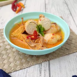 Gulai Cumi Gendut Tahu Goreng