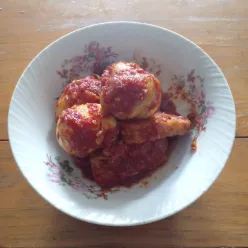 Balado Telor Bulet dan Tempe