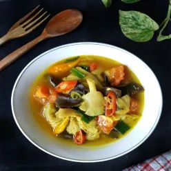 Tongseng Jamur Tanpa Santan (Vegan)