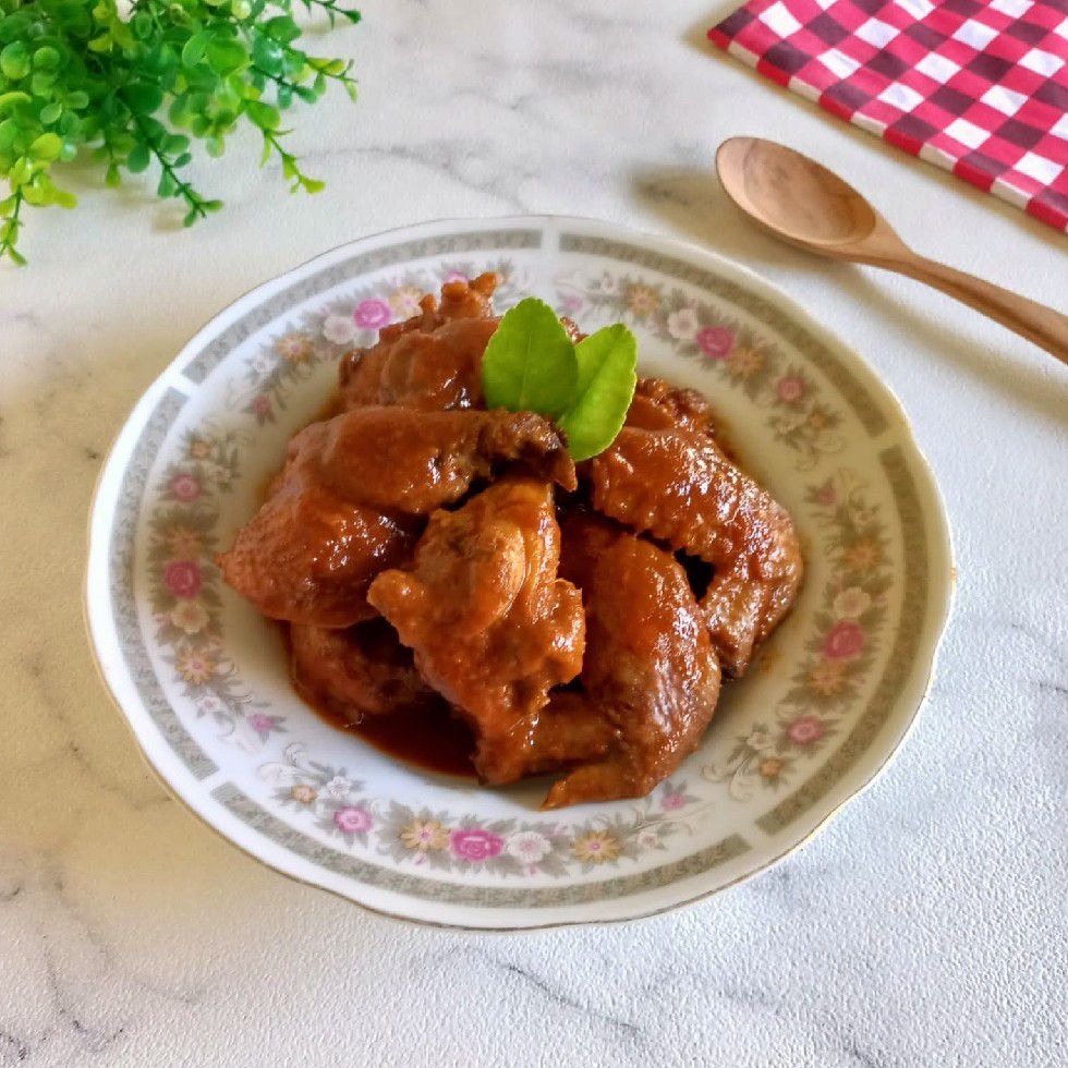 Bahan-bahan masakan campur2 jengkol tempe ceker dan sayap ayam kecap