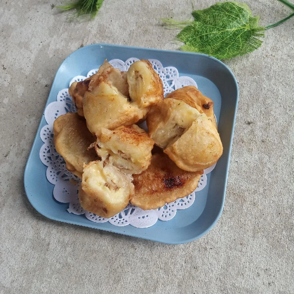 Pisang Goreng Apit Keju Mozza