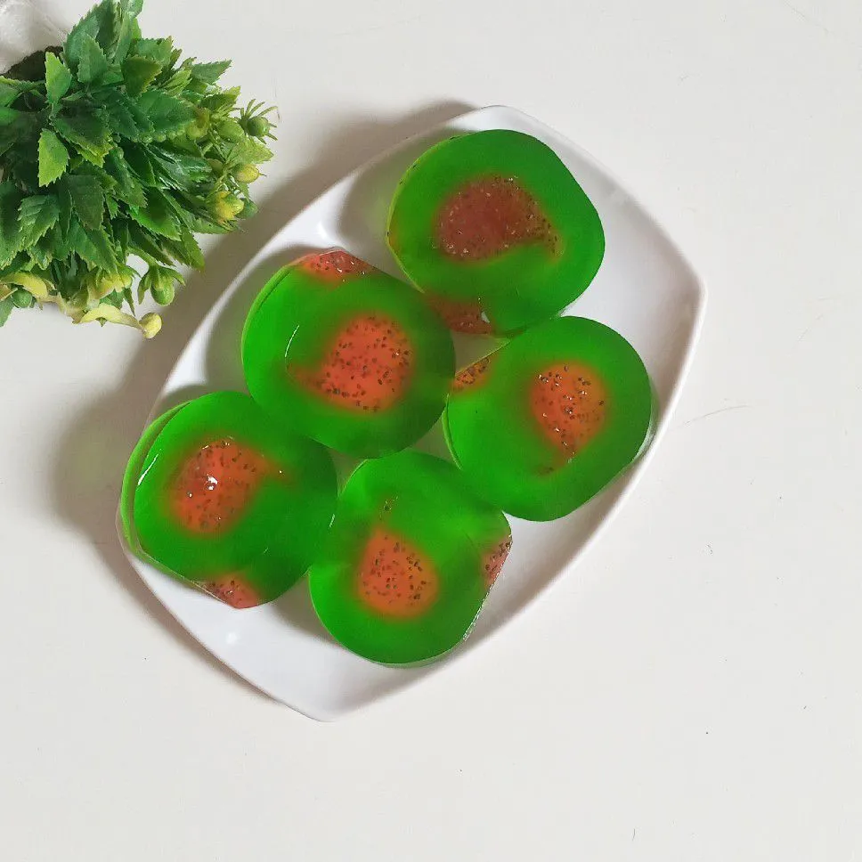 Puding Gulung Pandan