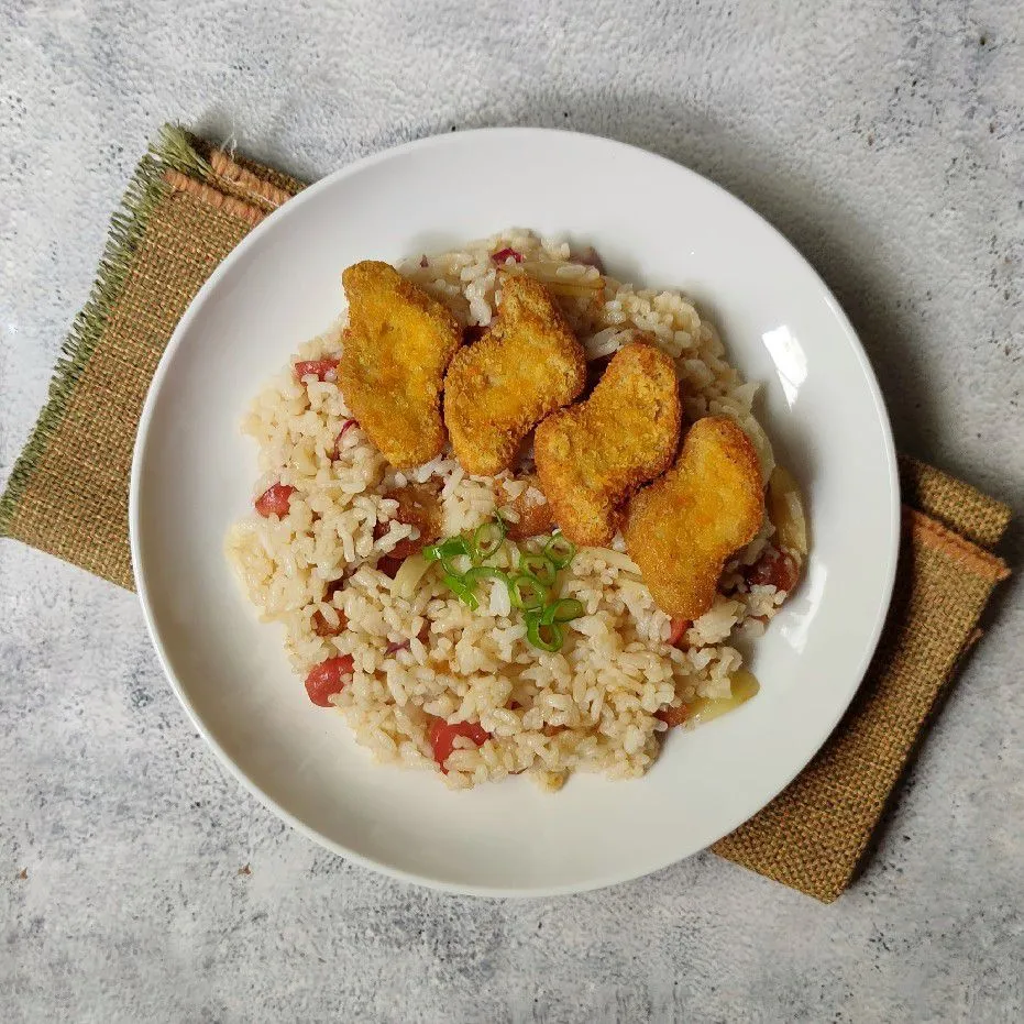 Nasgor Nugget Sosis Saus Tiram