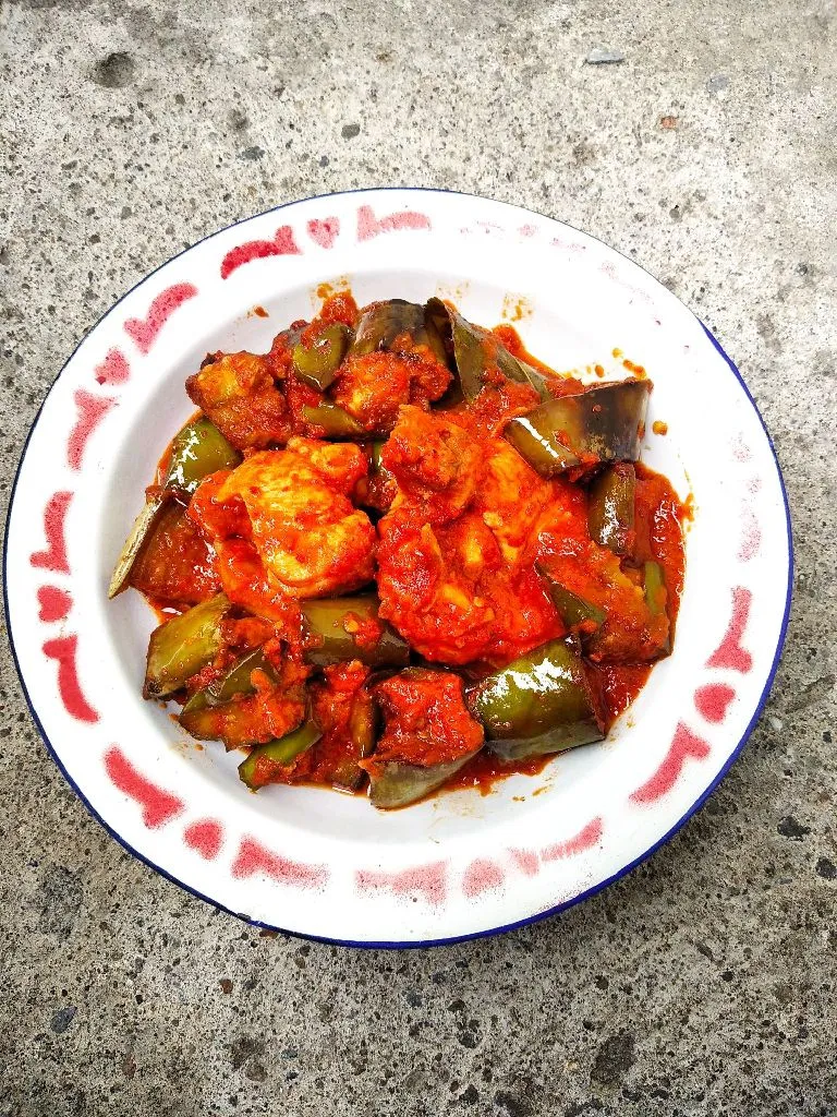 Balado Ayam Terong