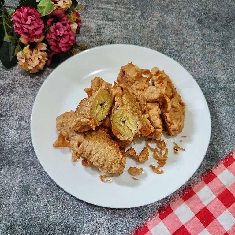 Pisang Goreng Isi Keju Bumbu Legit