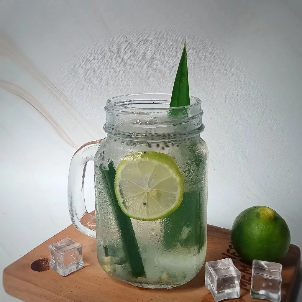 Lime Drink With Pandan
