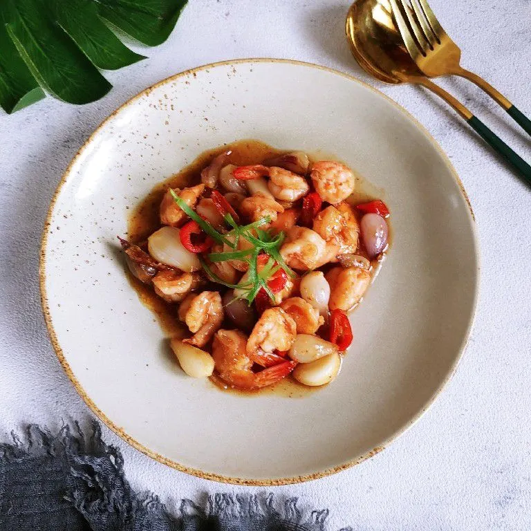 Caramelized Garlic Butter Prawn