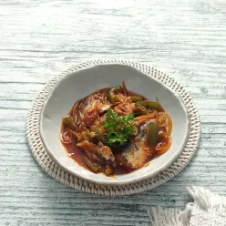 Tumis Sarden Paprika Hijau