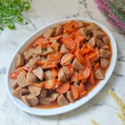 Tumis Pentol Saus Tiram