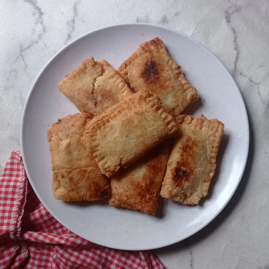 Fried Banana Blueberry Pie