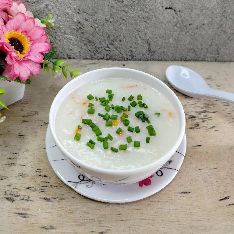 Bubur Nasi Ayam Crab Stik