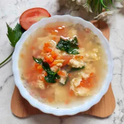 Sup Telur Tomat Wortel (Mpasi)