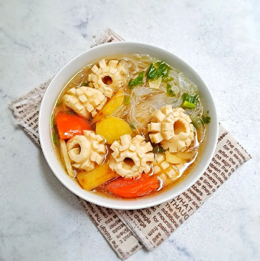 Semur Kentang Bihun Squid Flower