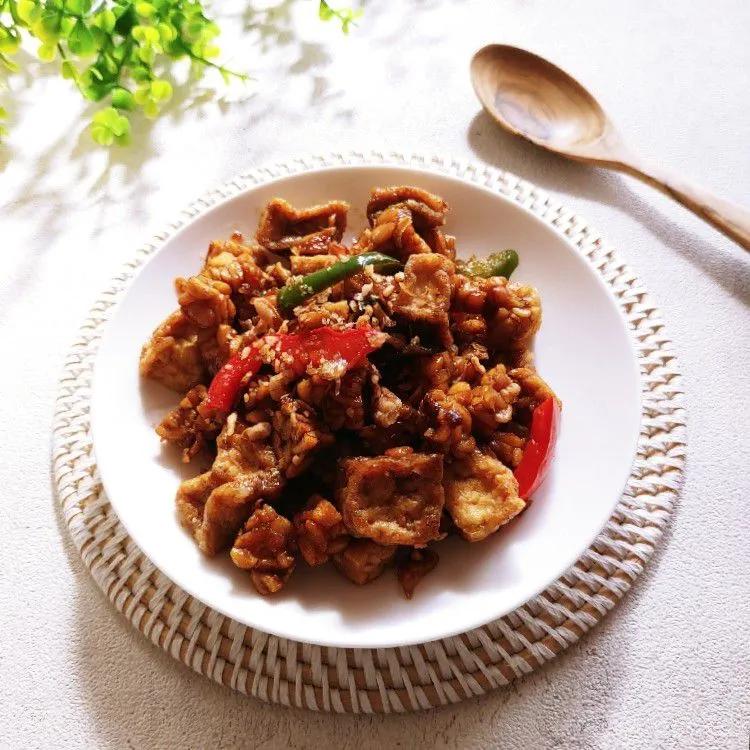 Tahu Tempe Paprika Masak Kecap