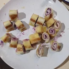 Angkat, lalu potong kecil kecil.