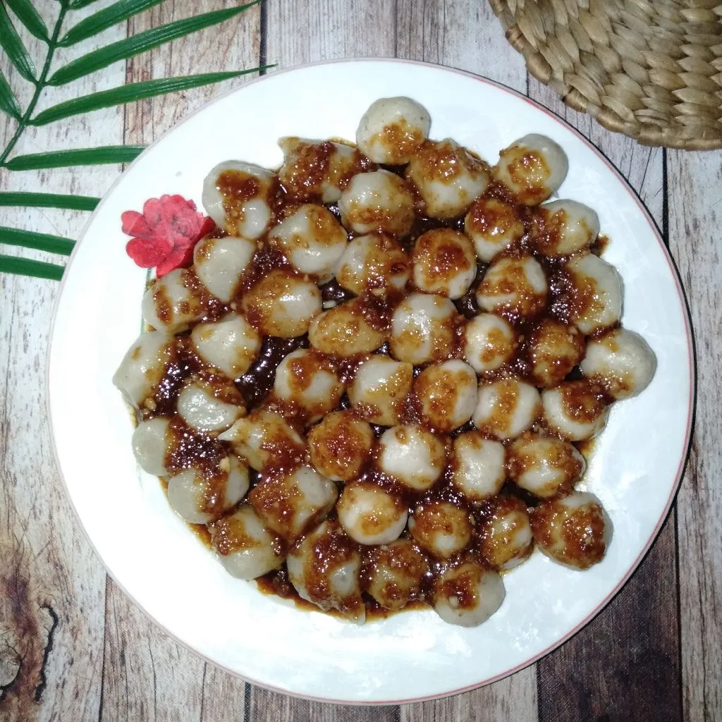 Cilok Rebus Saos Kacang