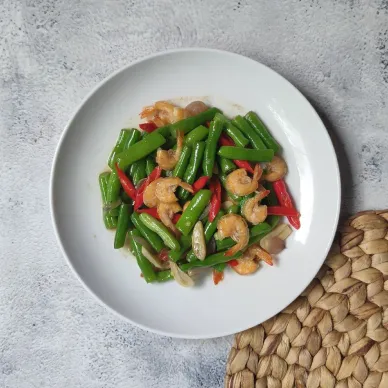 Tumis Udang Buncis