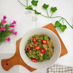 Oseng Genjer Sambal Oncom