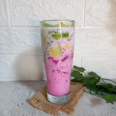 Es Buah Naga Alpukat Susu