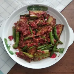 Balado Buncis Terong Teri