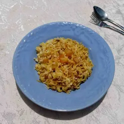 Nasi Mawut Kikil Pedas