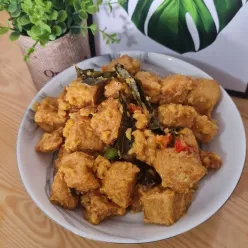 Salted Egg Tofu