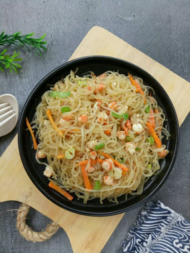 Bihun Goren Udang Cincang