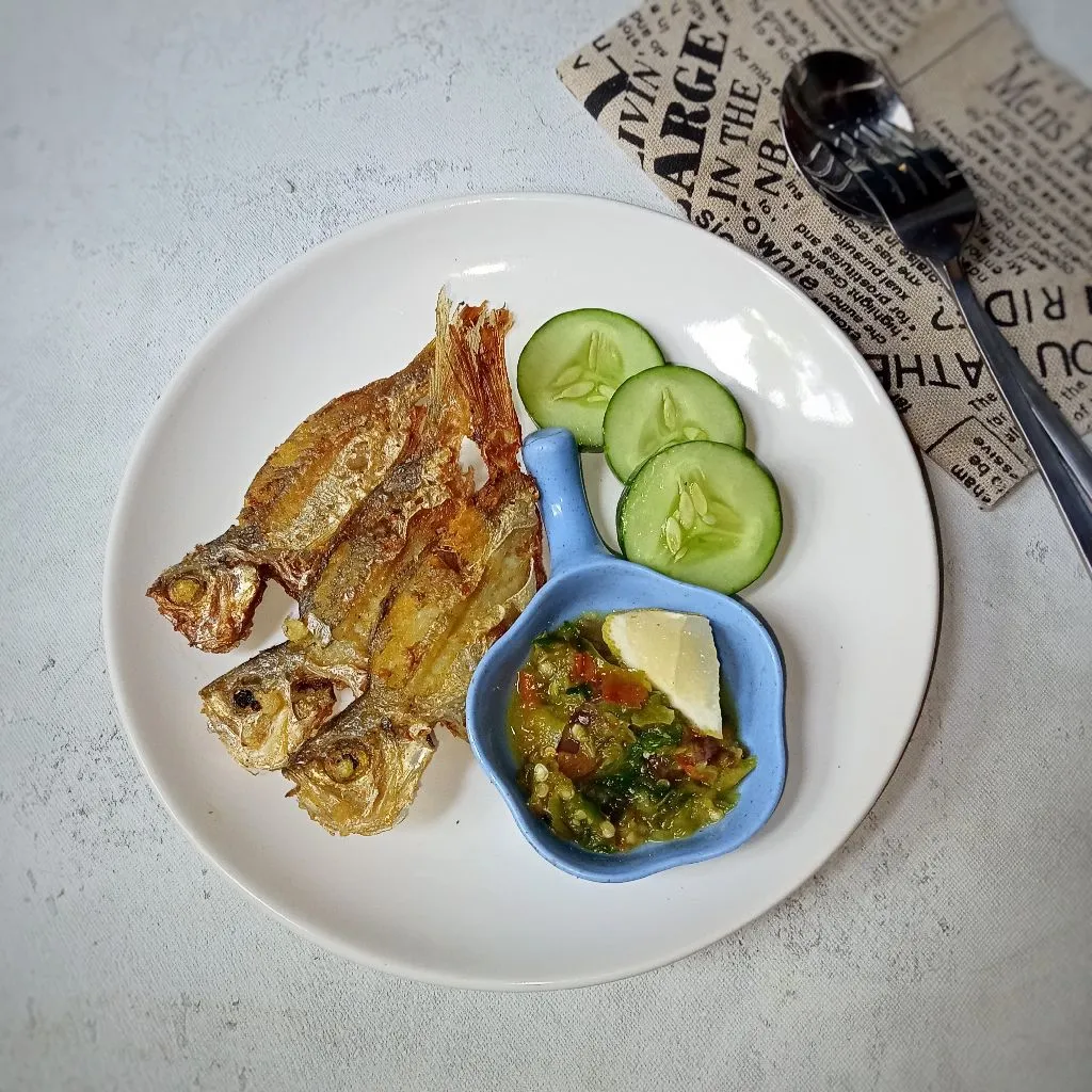 Ikan Peta Goreng Sambal Ijo