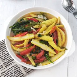 Tumis Kangkung Jagung Muda