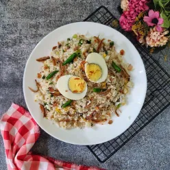 Nasi Goreng Teri Cabe Rawit Hijau