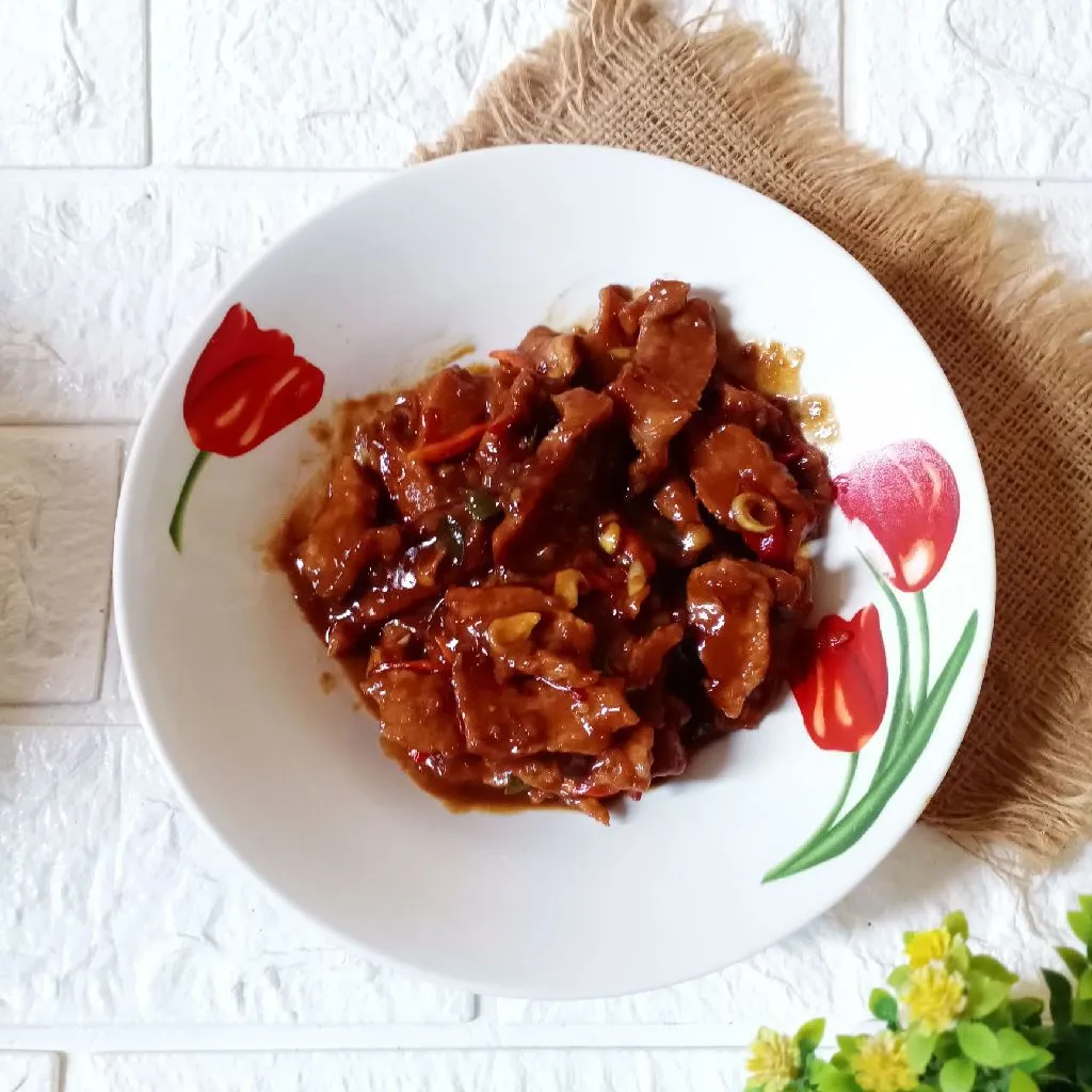 Daging Sapi Kecap Pedas