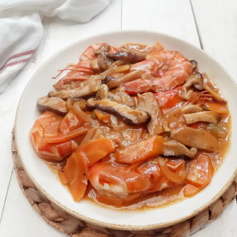 Chinese Shrimp and Mushrooms #YummyXtraPoint