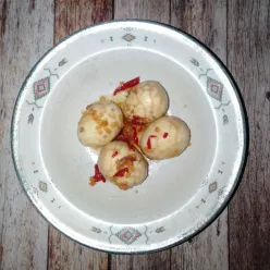 Tumis Telur Marmer