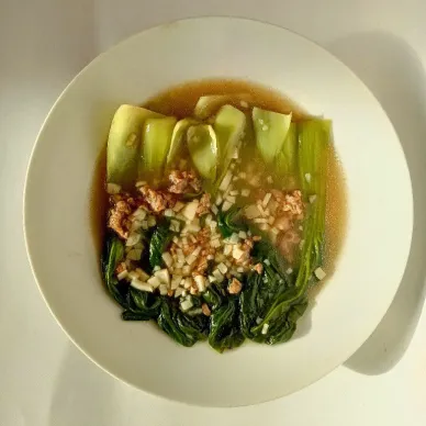 Tumis Pokcoy Bawang Putih